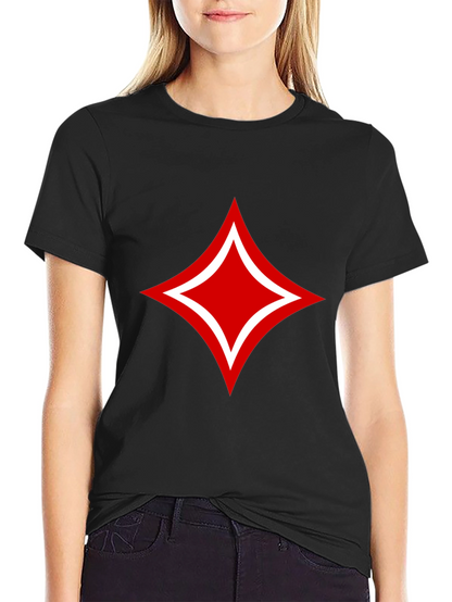 Red Diamond Black T-Shirt