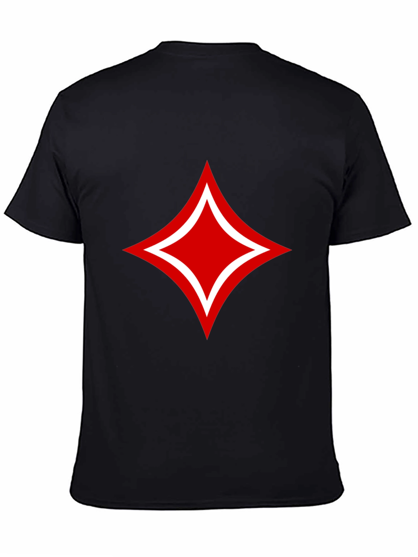 Red Diamond Black T-Shirt