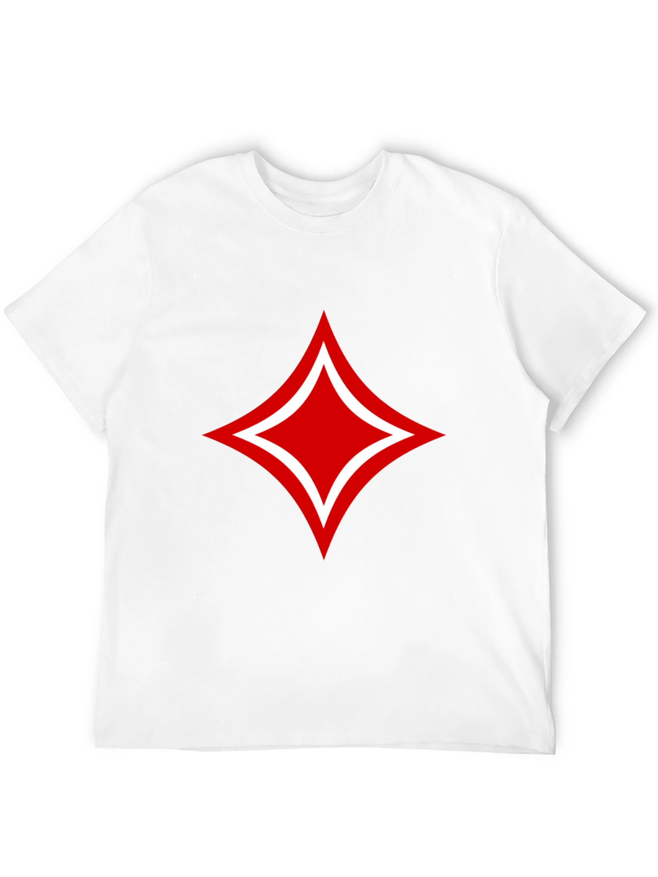 Red Diamond Black T-Shirt