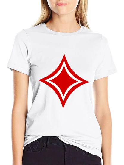 Red Diamond Black T-Shirt