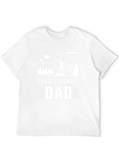 Trail Running Dad Graphic Tee - Black