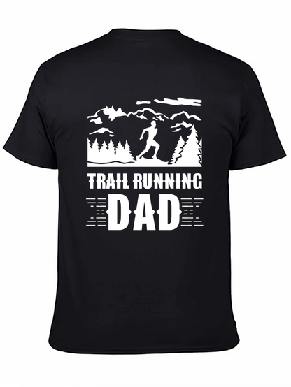 Trail Running Dad Graphic Tee - Black