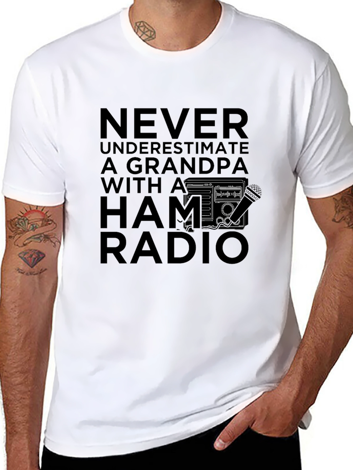 Grandpa Ham Radio T-Shirt