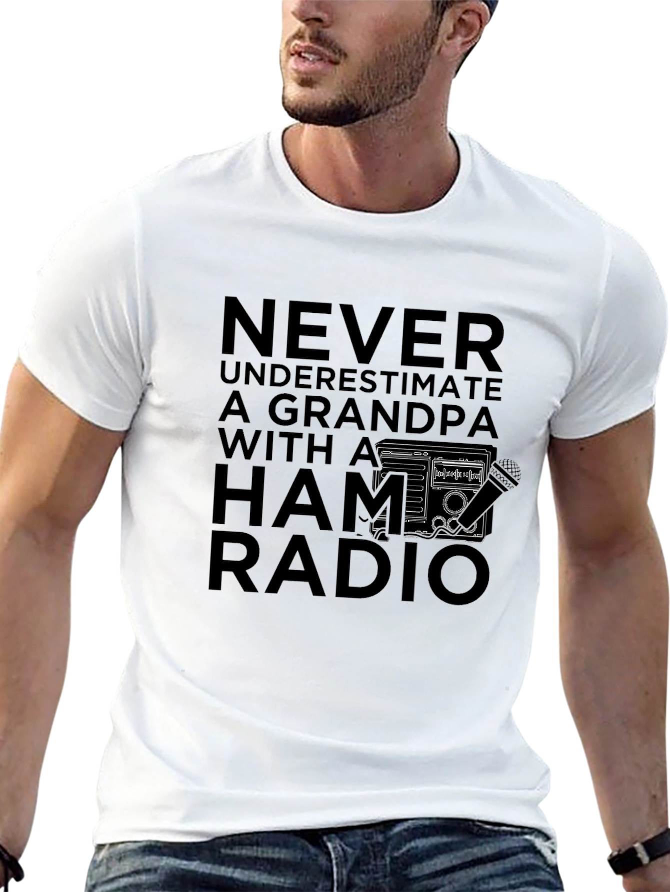 Grandpa Ham Radio T-Shirt