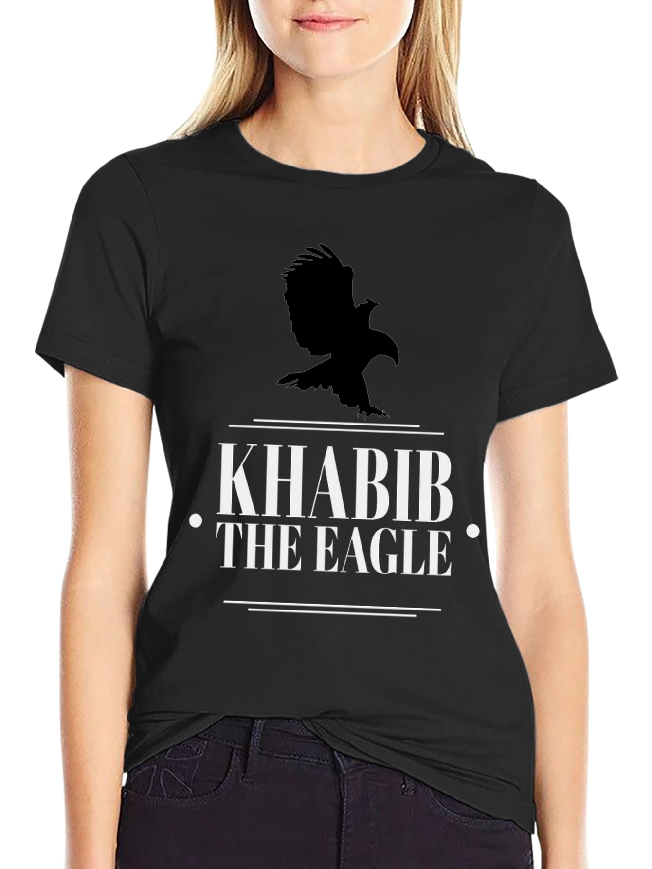 Khabib The Eagle Graphic Tee - Mens Black T-Shirt
