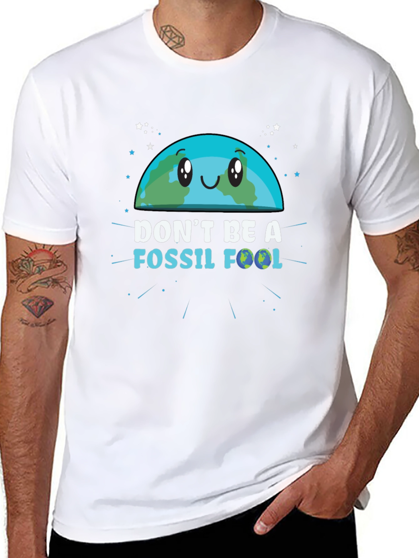 Dont Be a Fossil Fool Graphic T-Shirt