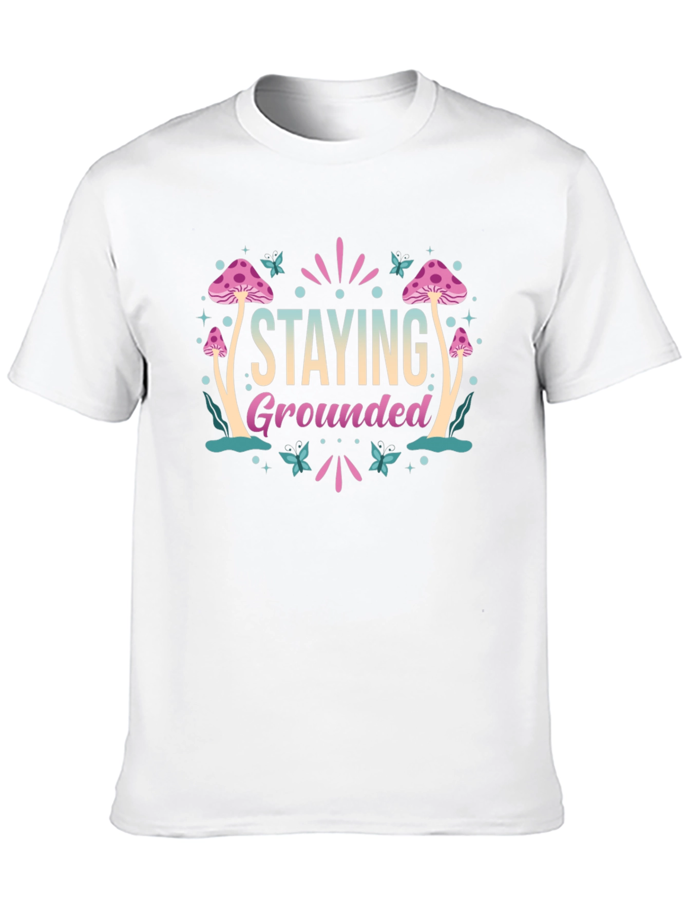 Staying Grounded Mushroom Graphic Tee