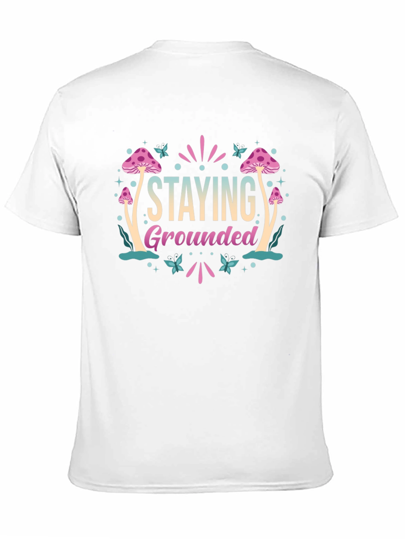 Staying Grounded Mushroom Graphic Tee