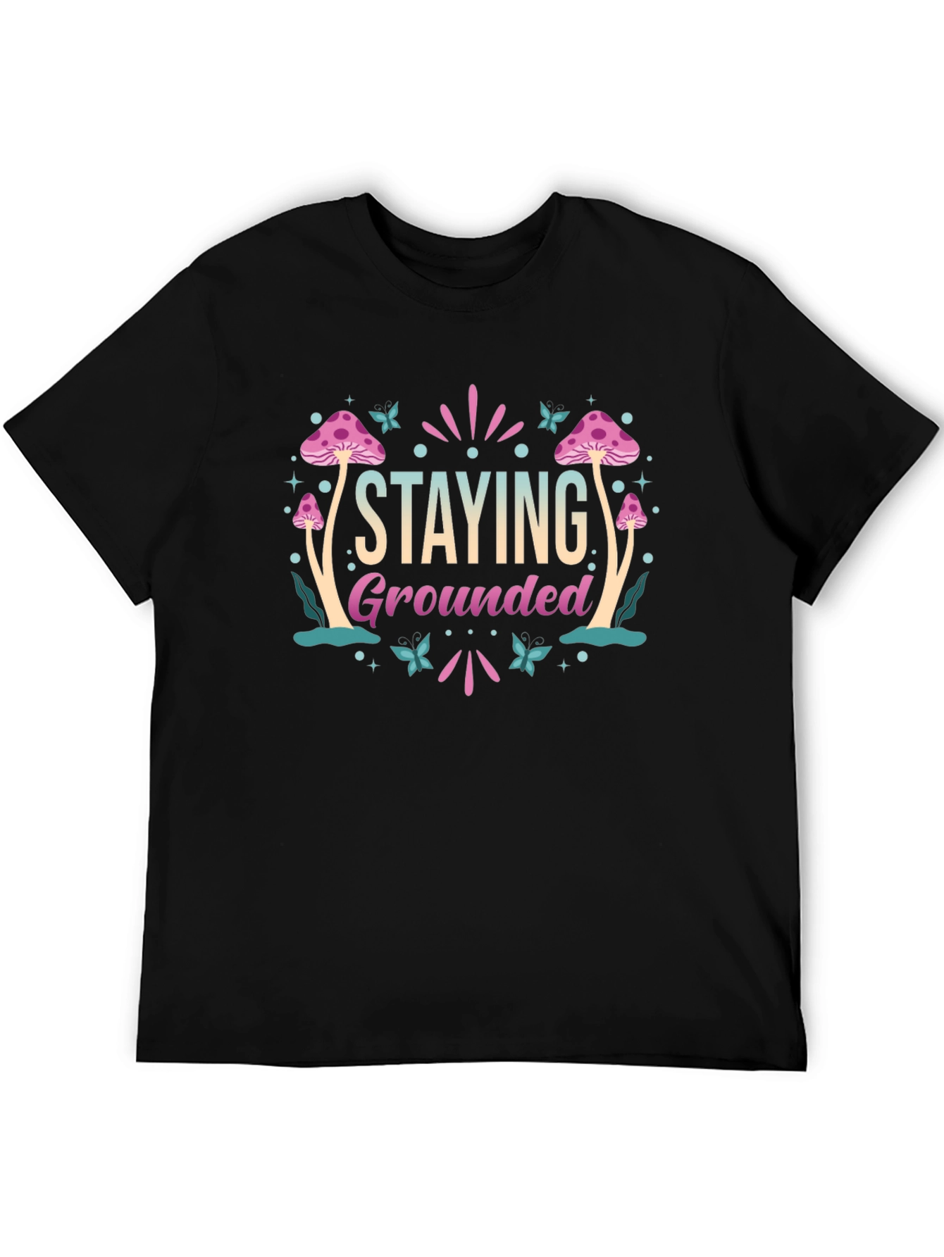 Staying Grounded Mushroom Graphic Tee