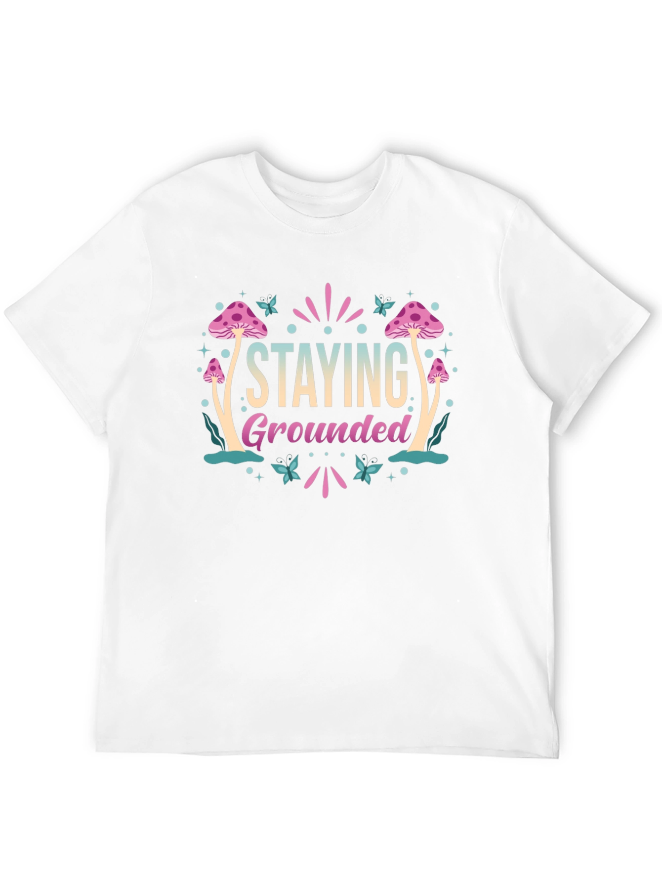 Staying Grounded Mushroom Graphic Tee
