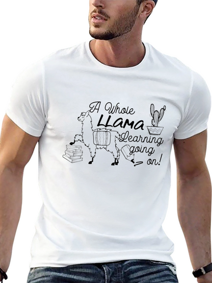 A Whole Llama Learning T-Shirt