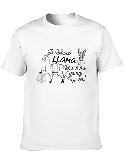 A Whole Llama Learning T-Shirt