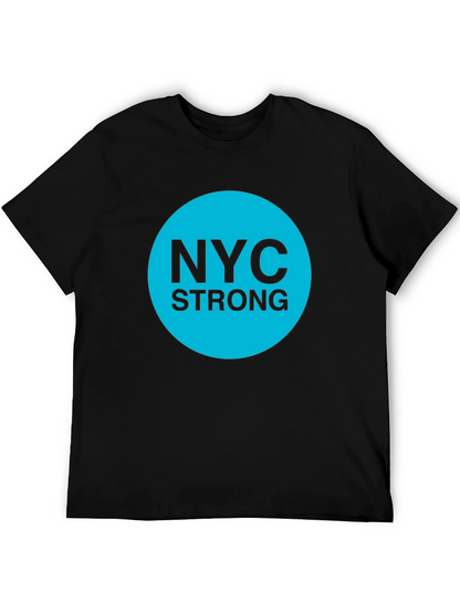 NYC Strong Graphic Tee - Classic Crew Neck T-Shirt