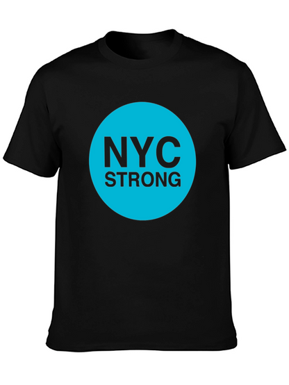 NYC Strong Graphic Tee - Classic Crew Neck T-Shirt