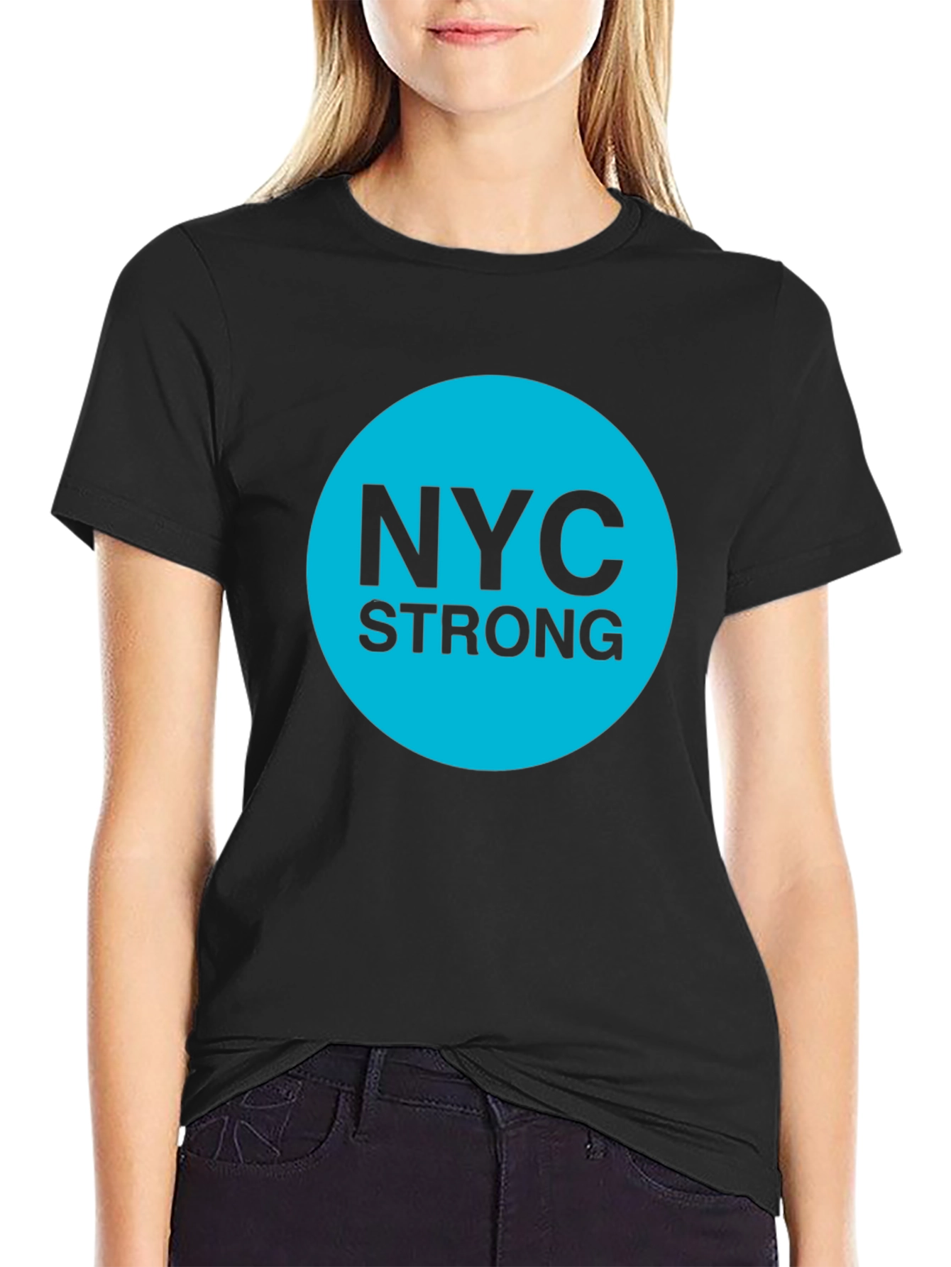 NYC Strong Graphic Tee - Classic Crew Neck T-Shirt