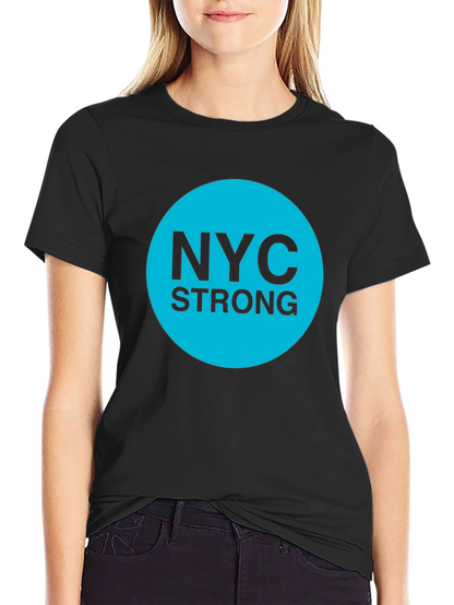 NYC Strong Graphic Tee - Classic Crew Neck T-Shirt