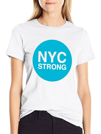 NYC Strong Graphic Tee - Classic Crew Neck T-Shirt