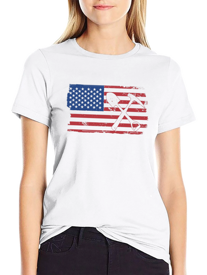 American Miner T-Shirt - Black Graphic Tee