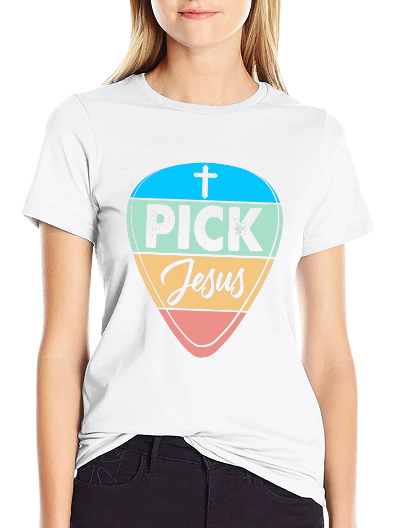 Pick Jesus T-Shirt Christian Graphic Tee