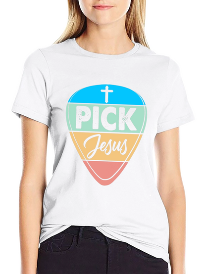 Pick Jesus T-Shirt Christian Graphic Tee
