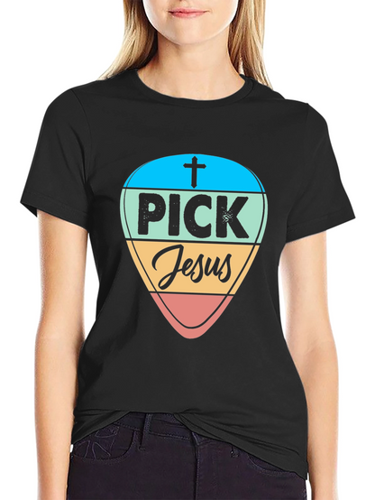 Pick Jesus T-Shirt Christian Graphic Tee