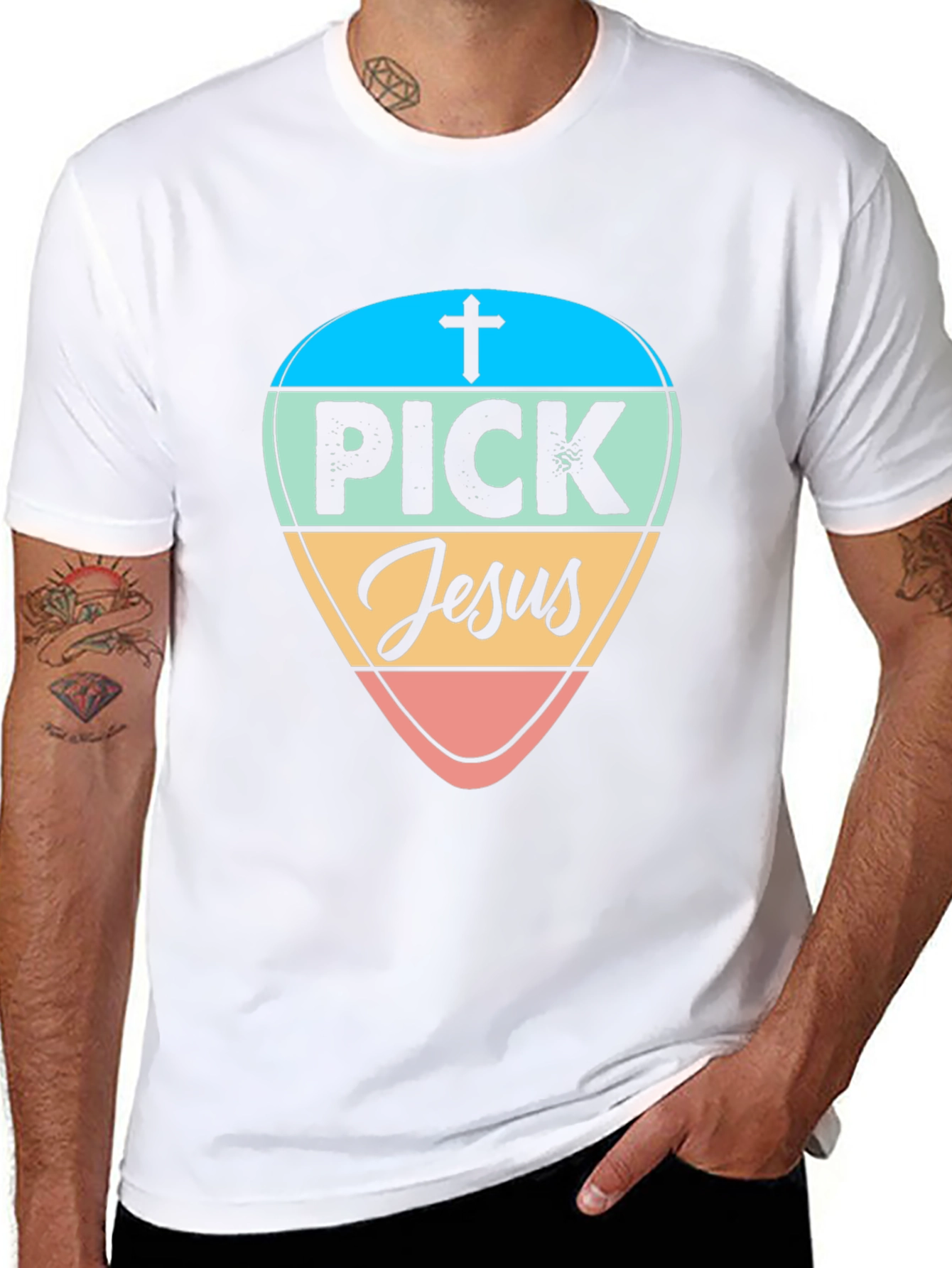 Pick Jesus T-Shirt Christian Graphic Tee