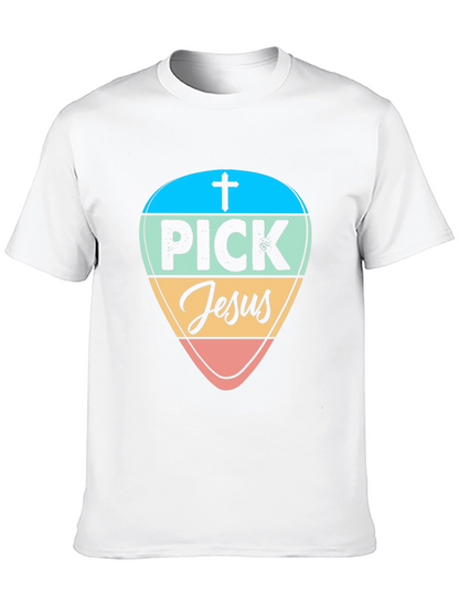 Pick Jesus T-Shirt Christian Graphic Tee