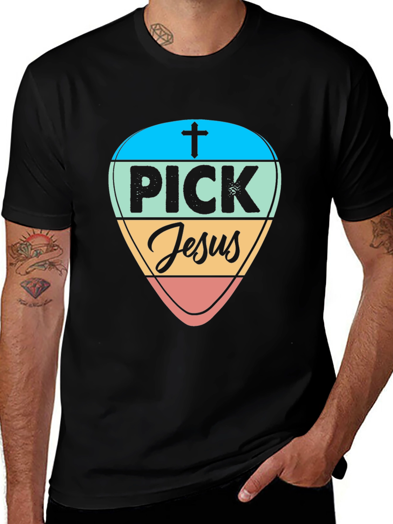 Pick Jesus T-Shirt Christian Graphic Tee