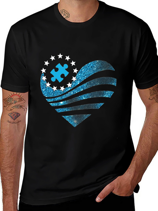 Autism Awareness Heart T-Shirt