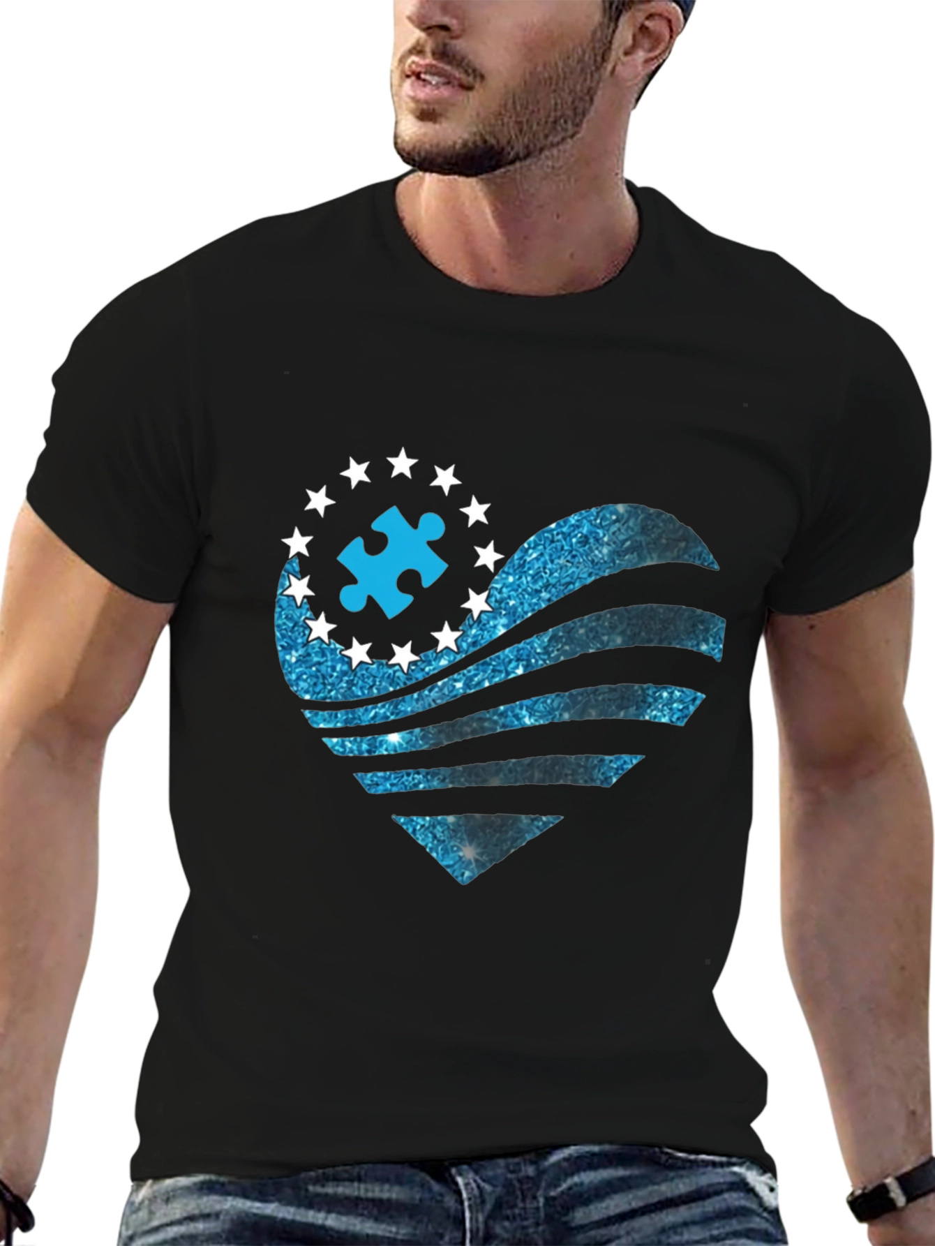 Autism Awareness Heart T-Shirt