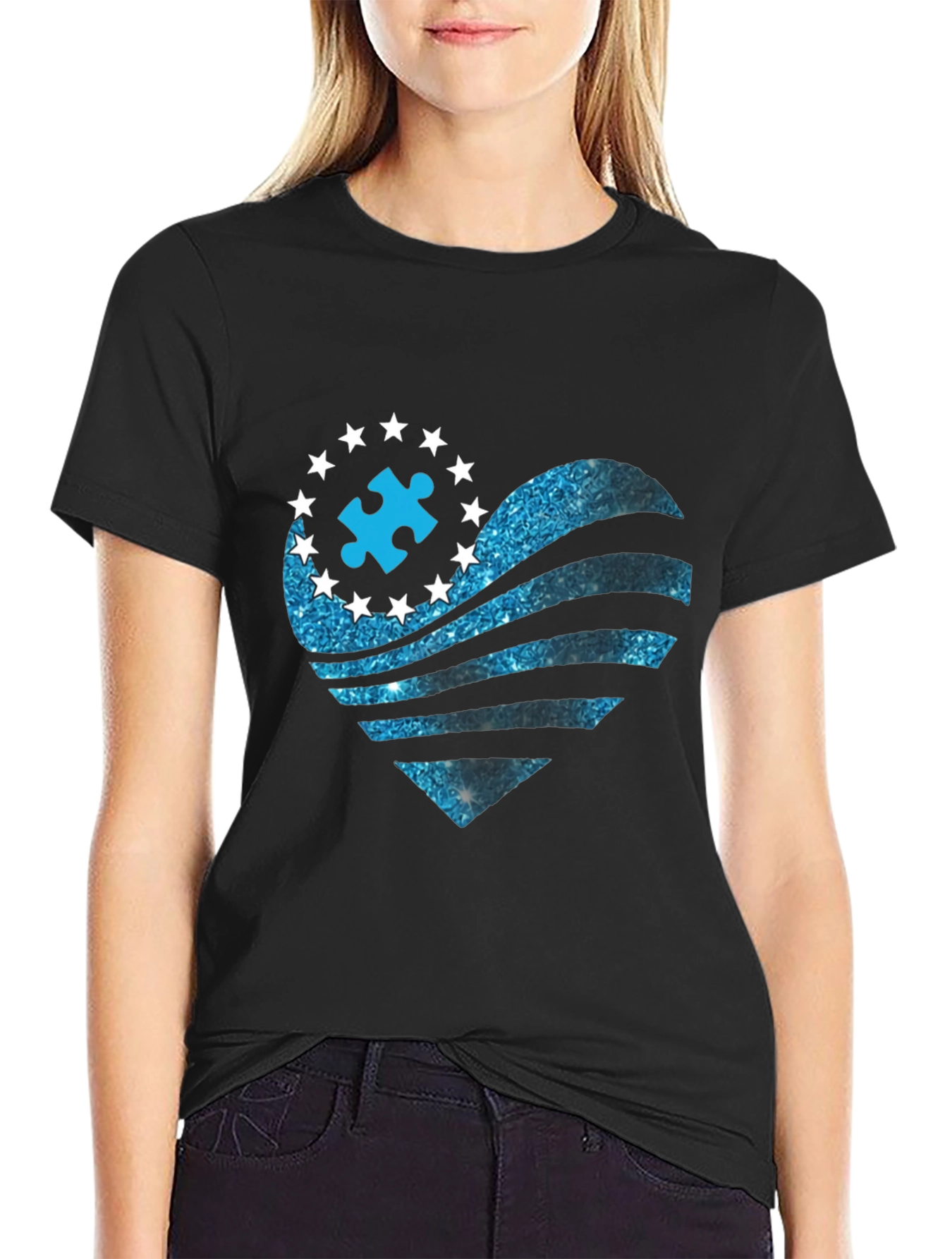 Autism Awareness Heart T-Shirt
