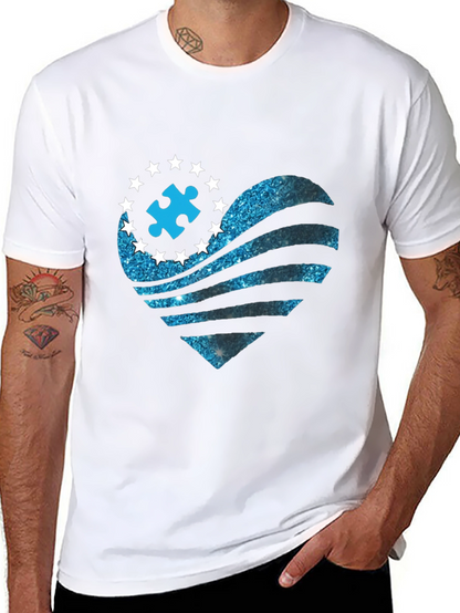 Autism Awareness Heart T-Shirt
