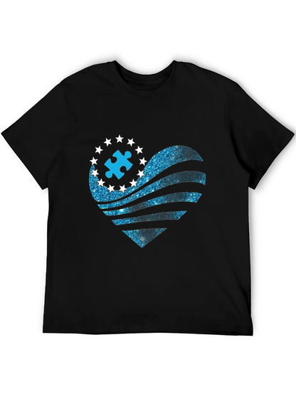 Autism Awareness Heart T-Shirt