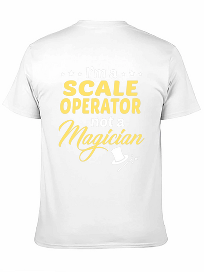 Scale Operator Not a Magician Black T-Shirt