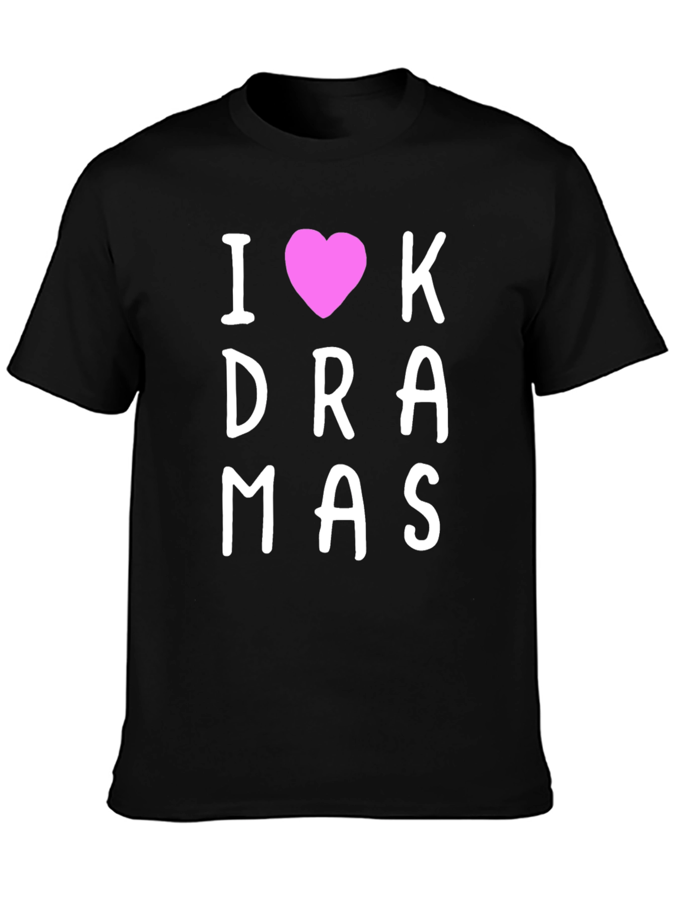 I Heart K-Dramas Black T-Shirt