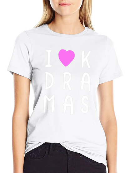 I Heart K-Dramas Black T-Shirt