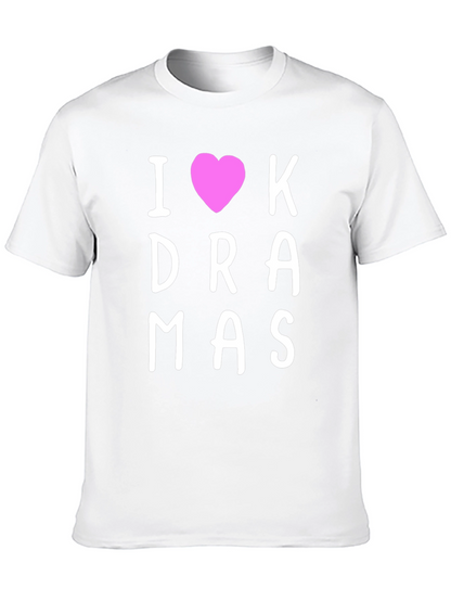 I Heart K-Dramas Black T-Shirt
