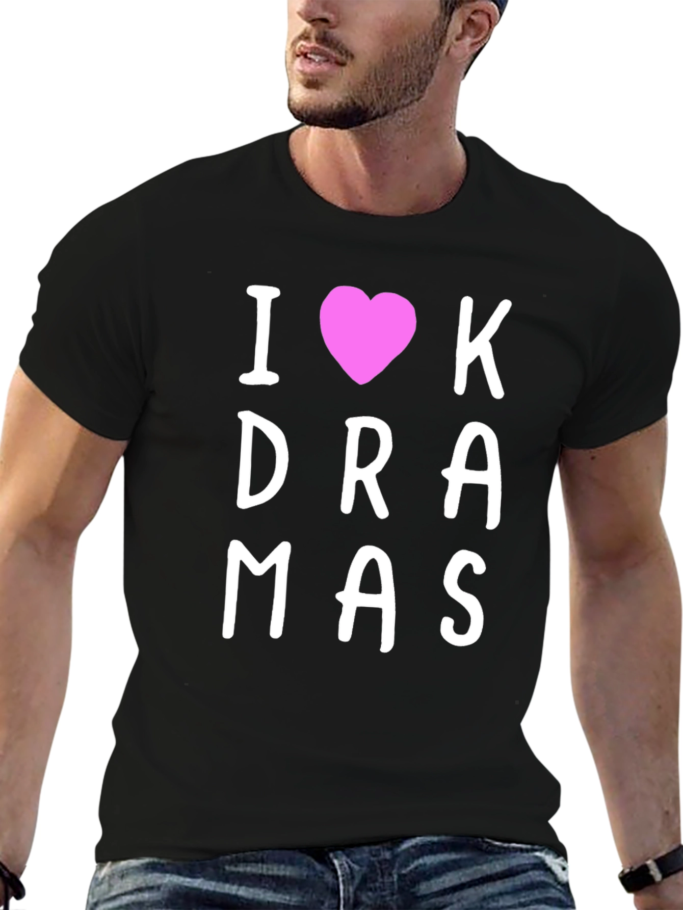 I Heart K-Dramas Black T-Shirt