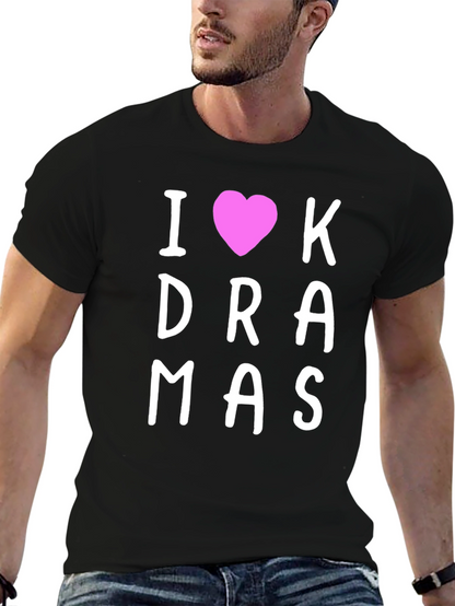 I Heart K-Dramas Black T-Shirt