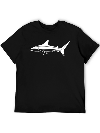Shark Graphic Tee - Cool Black T-Shirt