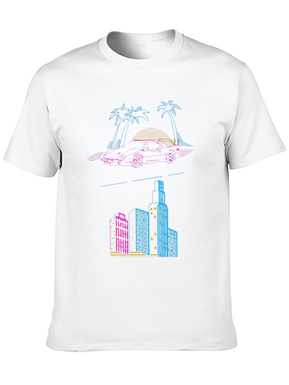 Retro Miami Vice Style T-Shirt