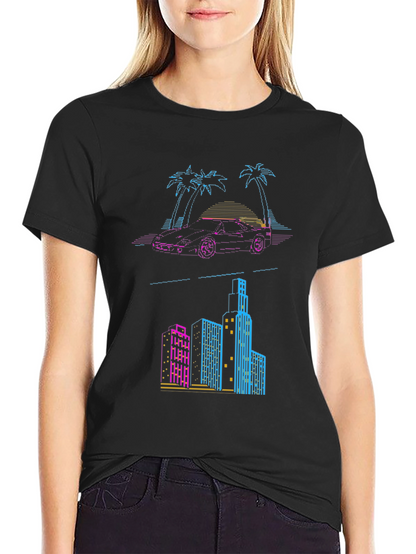 Retro Miami Vice Style T-Shirt