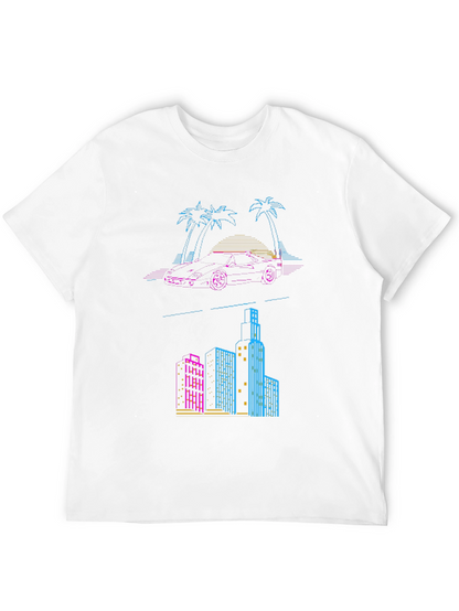 Retro Miami Vice Style T-Shirt