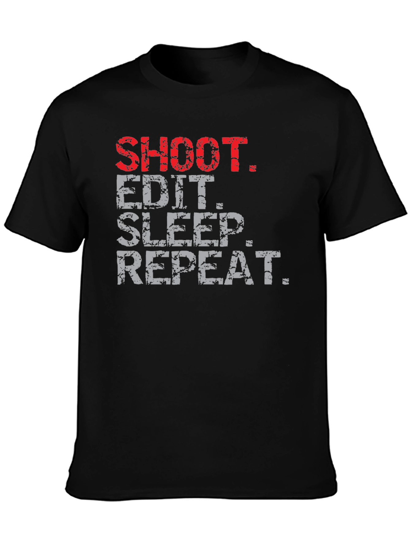 Shoot Edit Sleep Repeat Graphic Tee