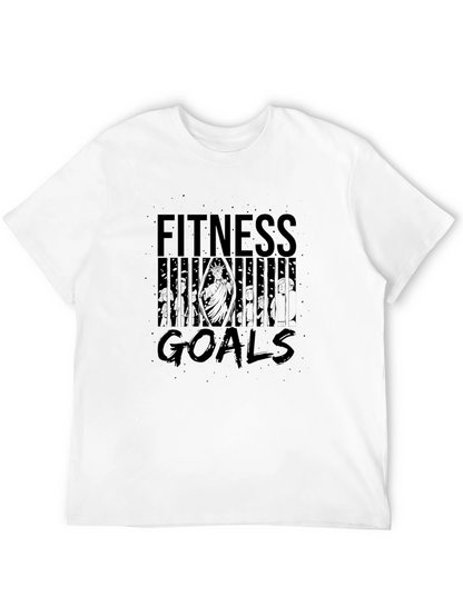 Fitness Goals Graphic Tee - Black