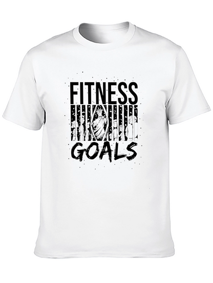 Fitness Goals Graphic Tee - Black