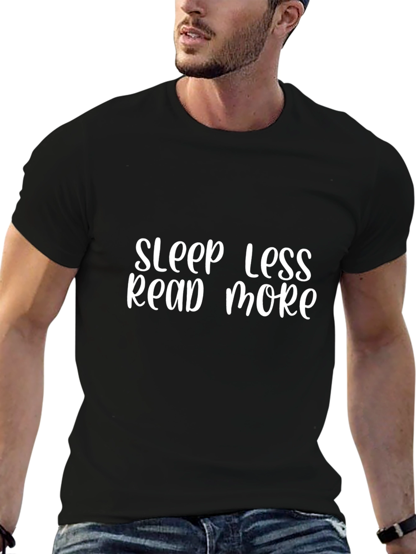 Sleep Less Read More Graphic Tee
