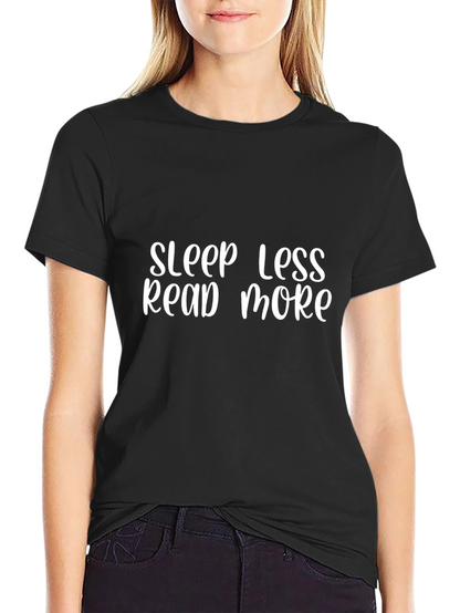 Sleep Less Read More Graphic Tee