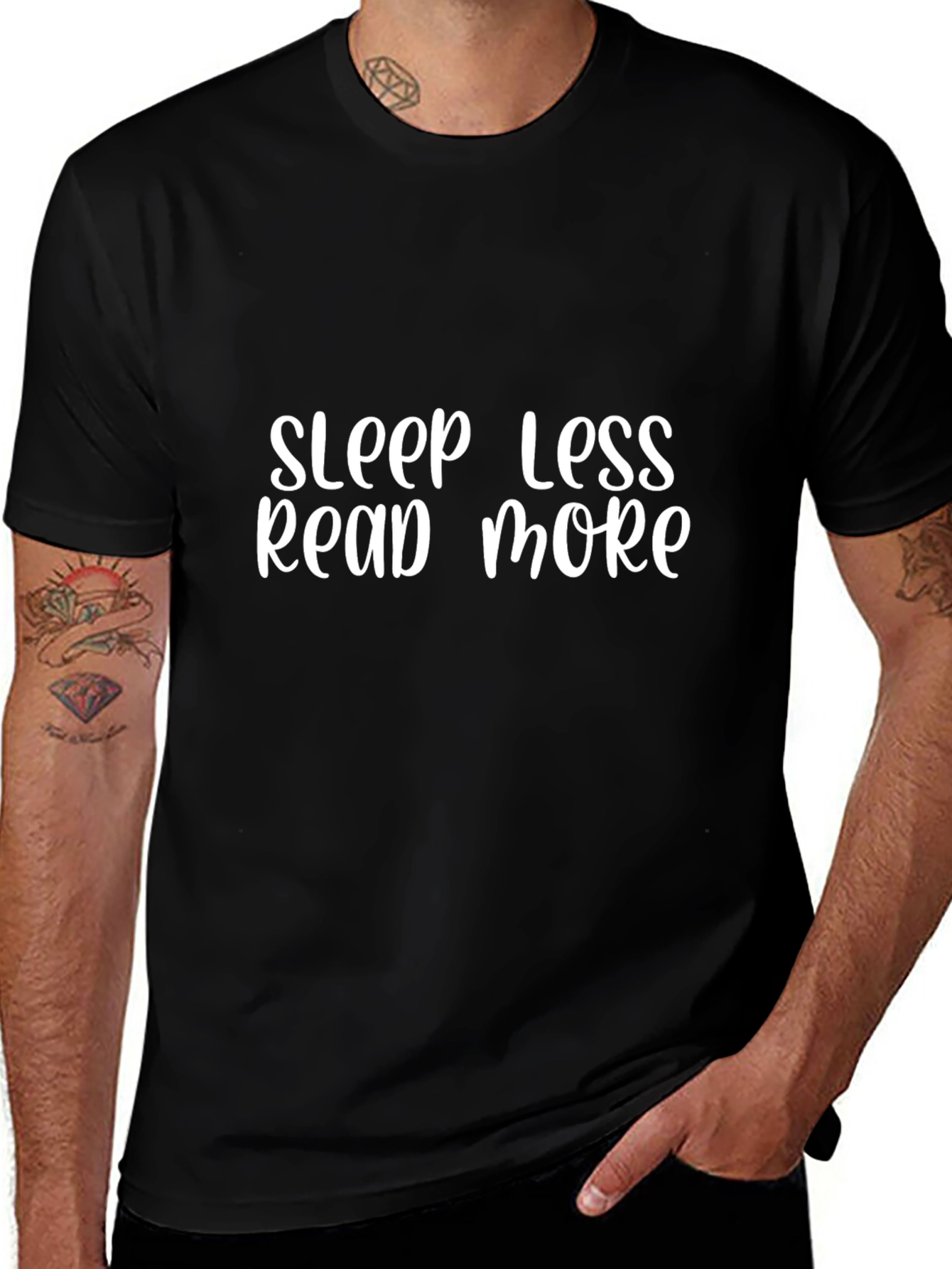 Sleep Less Read More Graphic Tee