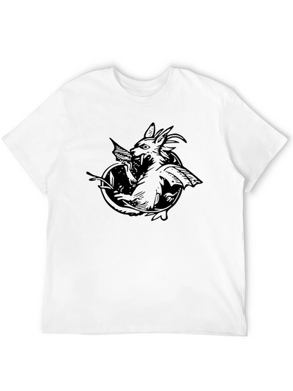 Black Gargoyle Graphic Tee - Mens Short Sleeve